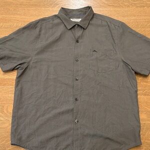 Tommy Bahama Charcoal Button Down Shirt